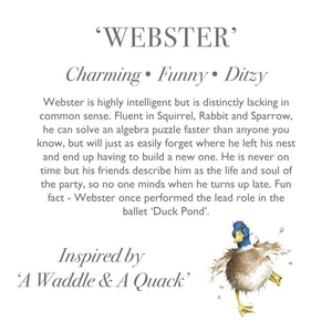 'Webster' Plush Wrendale Character - Wrendale Designs