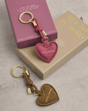 Load image into Gallery viewer, Gift Boxed Suedette Keyring - Caramel - Katie Loxton
