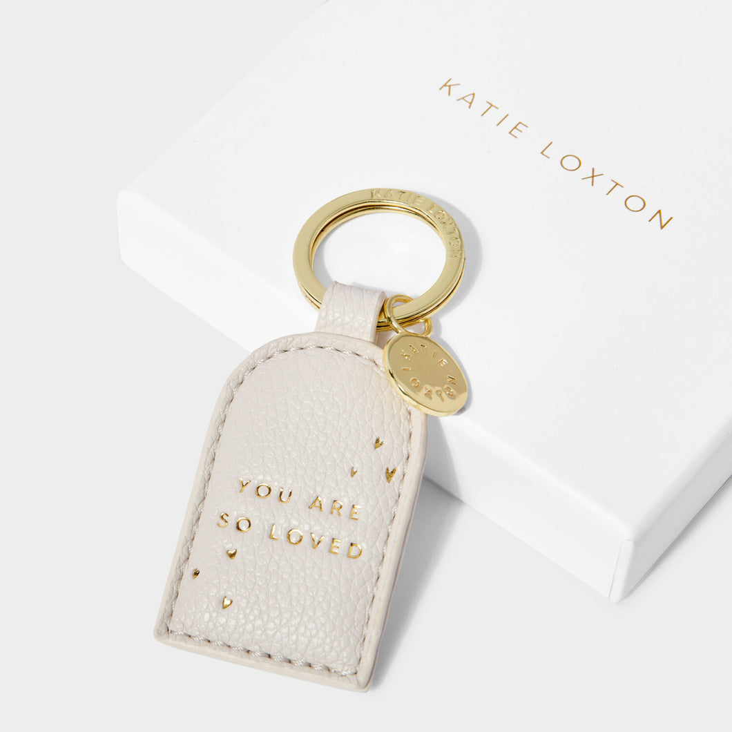 Boxed Keyring 'You Are So Loved' - Katie Loxton