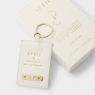 Birthstone Keyring 'April' - Katie Loxton