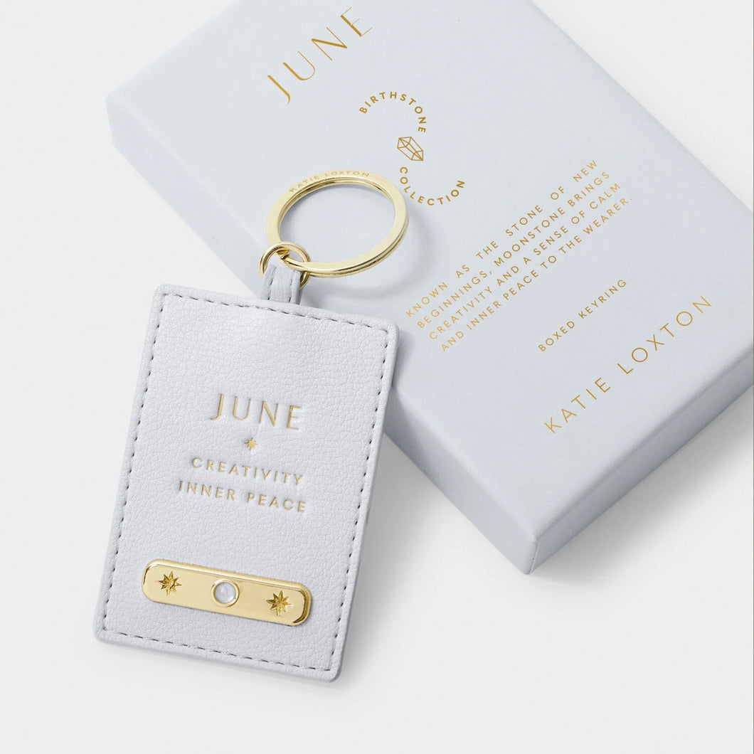 Birthstone Keyring 'June' - Katie Loxton