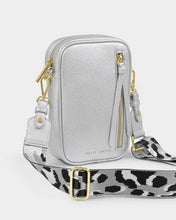 Load image into Gallery viewer, 'Hallie' Small Crossbody Bag in Silver - Katie Loxton
