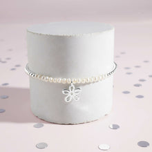 Load image into Gallery viewer, Children&#39;s Bridal Pearl Bracelet &#39;Lovely Flower Girl&#39; - Joma Jewellery
