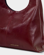 Load image into Gallery viewer, 'Laila' Patent Crackle Shoulder Bag in Cherry - Katie Loxton
