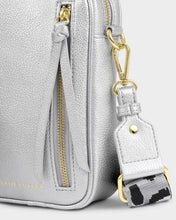 Load image into Gallery viewer, 'Hallie' Small Crossbody Bag in Silver - Katie Loxton
