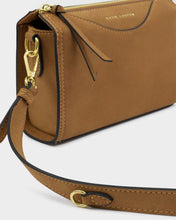 Load image into Gallery viewer, 'Alba' Suedette Crossbody Bag in Caramel - Katie Loxton
