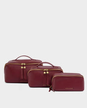 Load image into Gallery viewer, Fold-Out Mirror Makeup Bag Cherry - Katie Loxton
