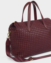 Load image into Gallery viewer, Milan Hand Woven Cabin Bag Cherry - Katie Loxton
