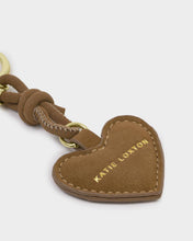 Load image into Gallery viewer, Gift Boxed Suedette Keyring - Caramel - Katie Loxton
