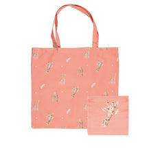 Load image into Gallery viewer, &#39;Flowers&#39; Foldable Shopper Bag - Wrendale Designs
