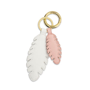 Luxe Feather Keyring - Nude Pink - Katie Loxton