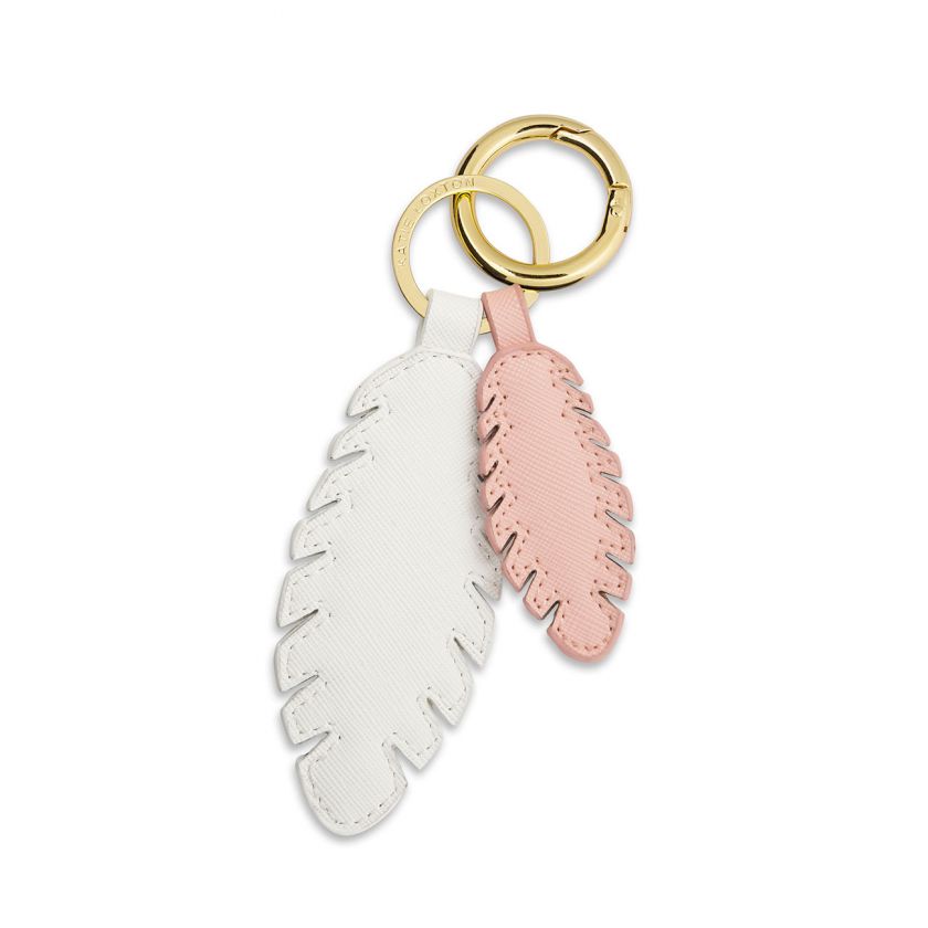 Luxe Feather Keyring - Nude Pink - Katie Loxton