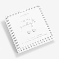 Beautifully Boxed A Little 'Lovely Granddaughter' Earrings - Joma Jewellery