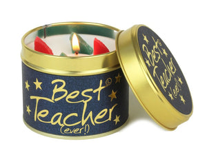 Lilyflame scented candle tin - Best Teacher Ever!