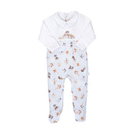 'Little Paws' Dog Printed Babygrow