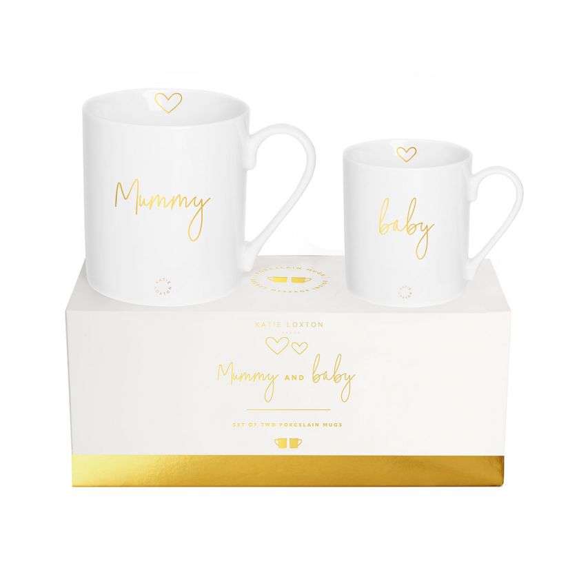 Katie Loxton porcelain mug set Mummy & baby