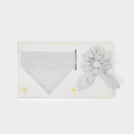 Dog Bandana and Scrunchie Set Grey - Katie Loxton