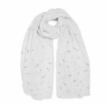 Load image into Gallery viewer, Metallic feather Scarf - Free Spirit - Katie Loxton
