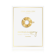 Load image into Gallery viewer, Hair Accessory Ribbon Gold Hoop Hair Clip - Joma Jewellery
