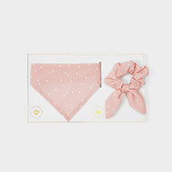 Dog Bandana and Scrunchie Set Pink - Katie Loxton