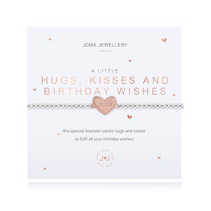 A Little Hugs Kisses And Birthday Wishes Bracelet - Joma Jewellery
