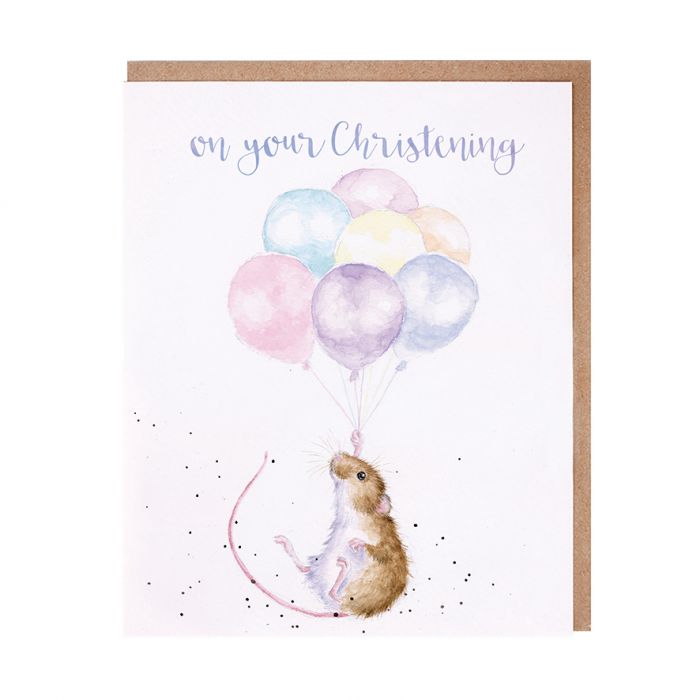 Christening Card - 'Hold On Tight'