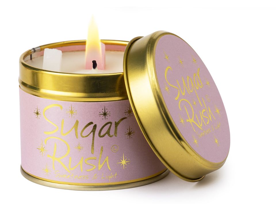 Lilyflame scented candle tin - Sugar Rush