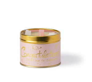 Lilyflame scented candle tin - Congratulations!