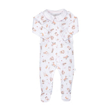 Load image into Gallery viewer, &#39;Little Forest&#39; Woodland Animal Patterned Babygrow
