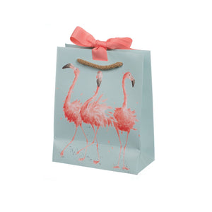 Flamingo Gift Bag Medium - Wrendale Designs