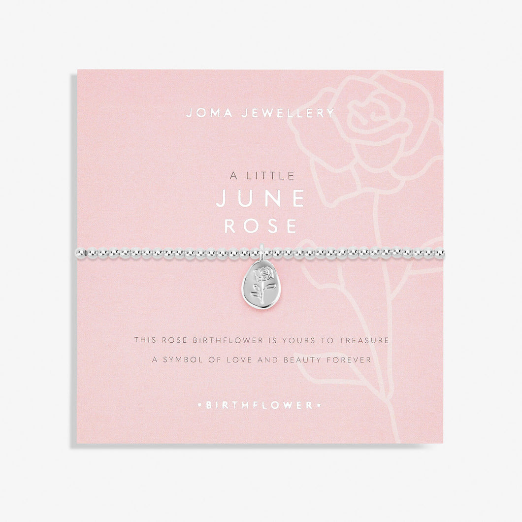 Birth Flower A little 'June' Bracelet - Joma Jewellery