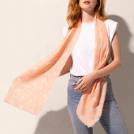 Heart Print Scarf - Katie Loxton