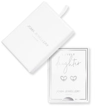 Load image into Gallery viewer, Treasure The Little Things &#39;Lovely Daughter&#39; Earring Box - Joma Jewellery
