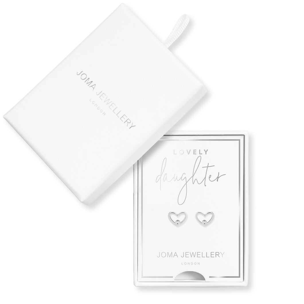 Treasure The Little Things 'Lovely Daughter' Earring Box - Joma Jewellery