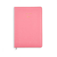 Load image into Gallery viewer, PU NOTEBOOK - LOVE LOVE LOVE - CORAL
