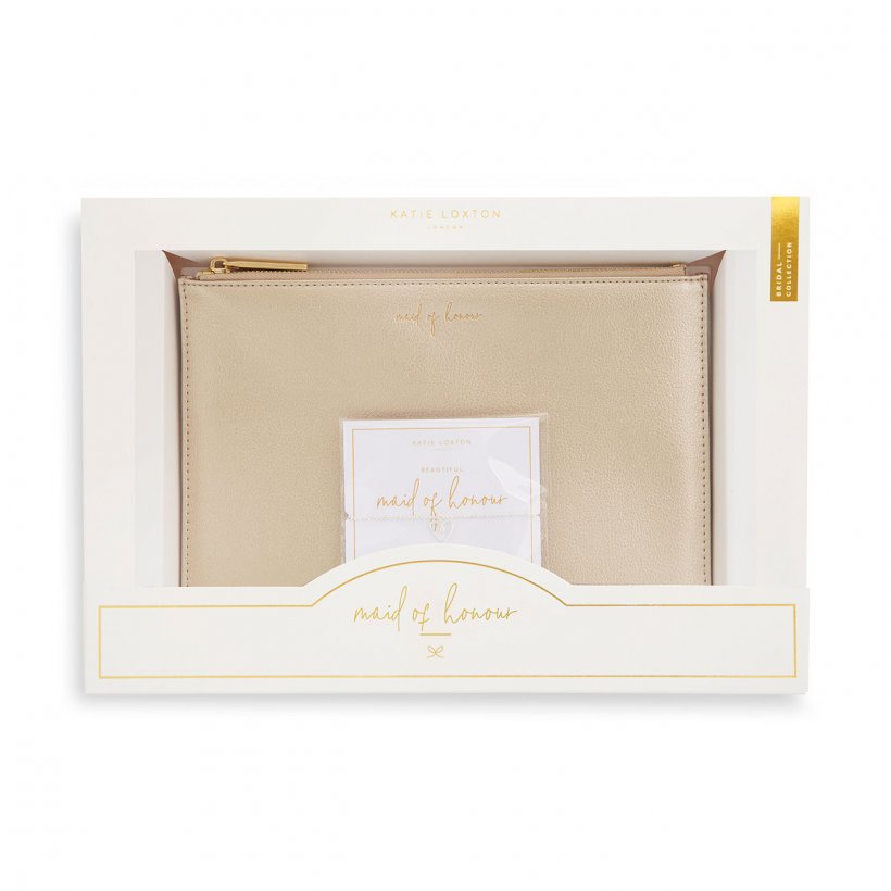 Pouch And Bracelet Gift Set | Maid of Honour - Katie Loxton