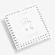 Beautifully Boxed A Little 'Happy Birthday' Earrings - Joma Jewellery