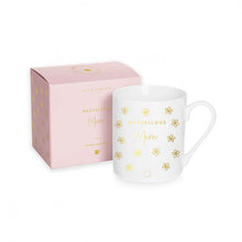 Load image into Gallery viewer, PORCELAIN MUG - MARVELLOUS MUM - KATIE LOXTON
