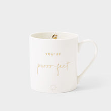 Load image into Gallery viewer, Porcelain Mug &#39;You&#39;re Purrr-fect&#39; - Katie Loxton

