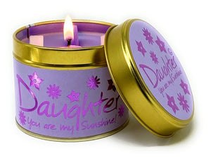 Lilyflame scented candle tin - Daughter