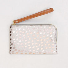 Load image into Gallery viewer, Rose Gold Dotty Wristlet Purse
