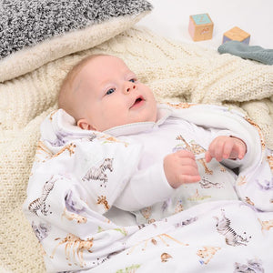 'Little Savannah' African Animal Baby Blanket