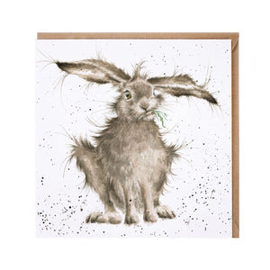 'Hare Brained' Card - Wrendale Designs