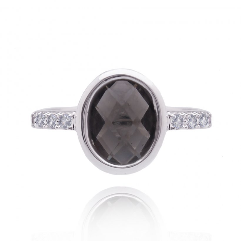 Oval Ring Charcoal