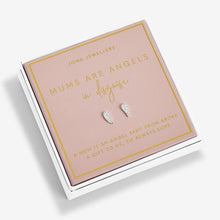 Load image into Gallery viewer, Beautifully Boxed Earrings &#39;Mum&#39;s Are Angels In Disguise&#39; - Joma Jewellery
