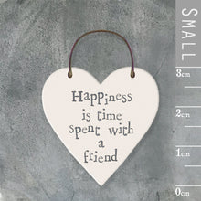 Load image into Gallery viewer, Little Wooden Gift Tag - Happiness is...
