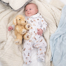 Load image into Gallery viewer, &#39;Little Paws&#39; Dog Patterned Babygrow
