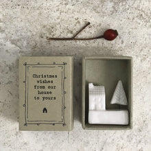 Load image into Gallery viewer, Matchbox Christmas Wishes House - East of India
