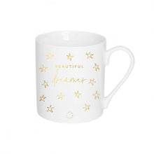 Load image into Gallery viewer, PORCELAIN MUG - BEAUTIFUL DREAMER - KATIE LOXTON
