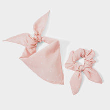 Load image into Gallery viewer, Dog Bandana and Scrunchie Set Pink - Katie Loxton
